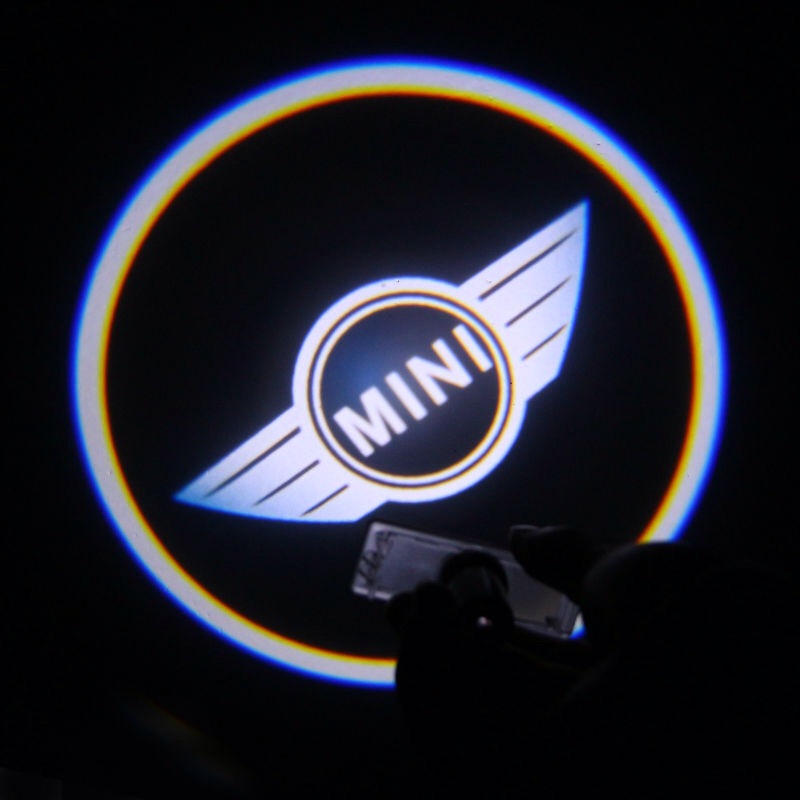Kit Luci Logo Proiettore MINI COOPER sottoporta Led Cree Cortesi Kit Luci Logo Proiettore MINI COOPER sottoporta Led Cree Cortesi